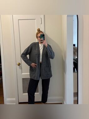 Old navy dark grey open cardigan